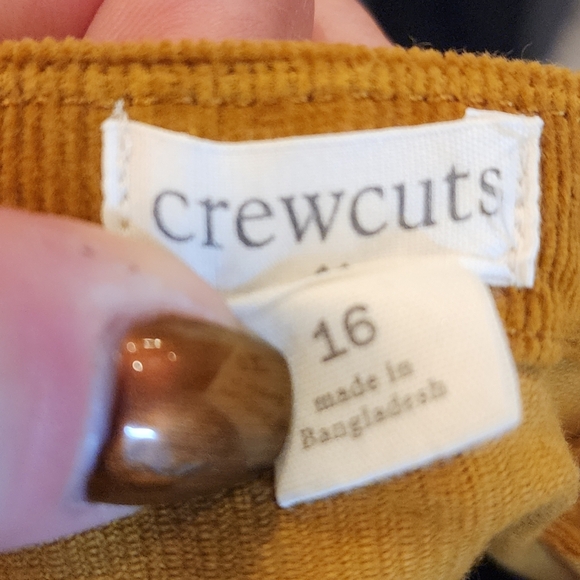 Crewcuts Mustard Brown Corduroy Sleeveless Dress Size 16 Kids J. Crew - Picture 4 of 16